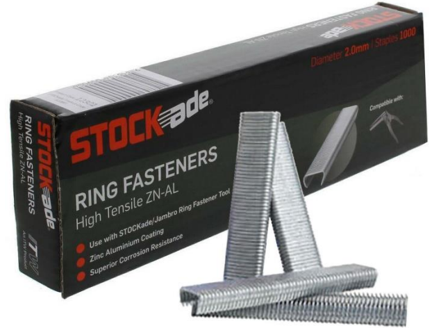 Stockade ring fasteners- pack of 1000