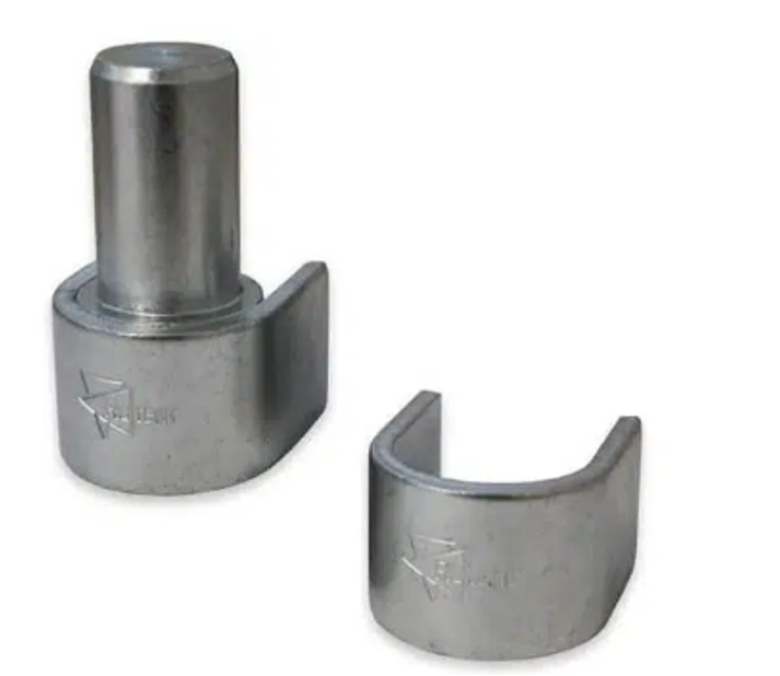 25 NB Weld-on U Type Saddle & Pin FG10
