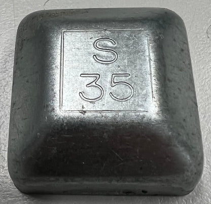 Square Galvanized Caps