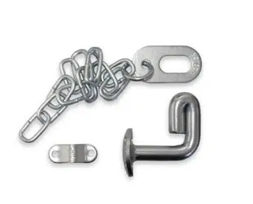 Screw-on Oval Ring Latch 350mm Chain SORL350
