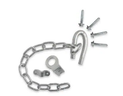 Screw-on Hook Latch 350mm Chain SCLK350