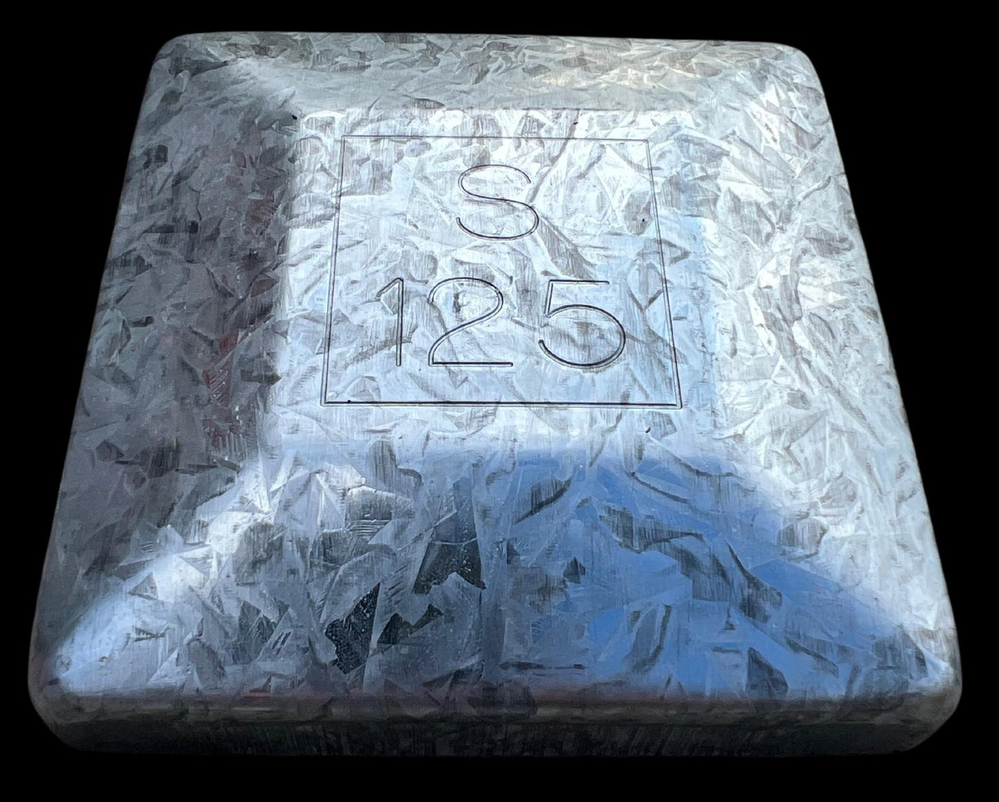 Square Galvanized Caps
