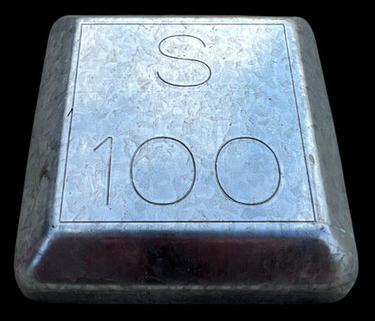 Square Galvanized Caps