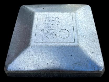 Square Galvanized Caps
